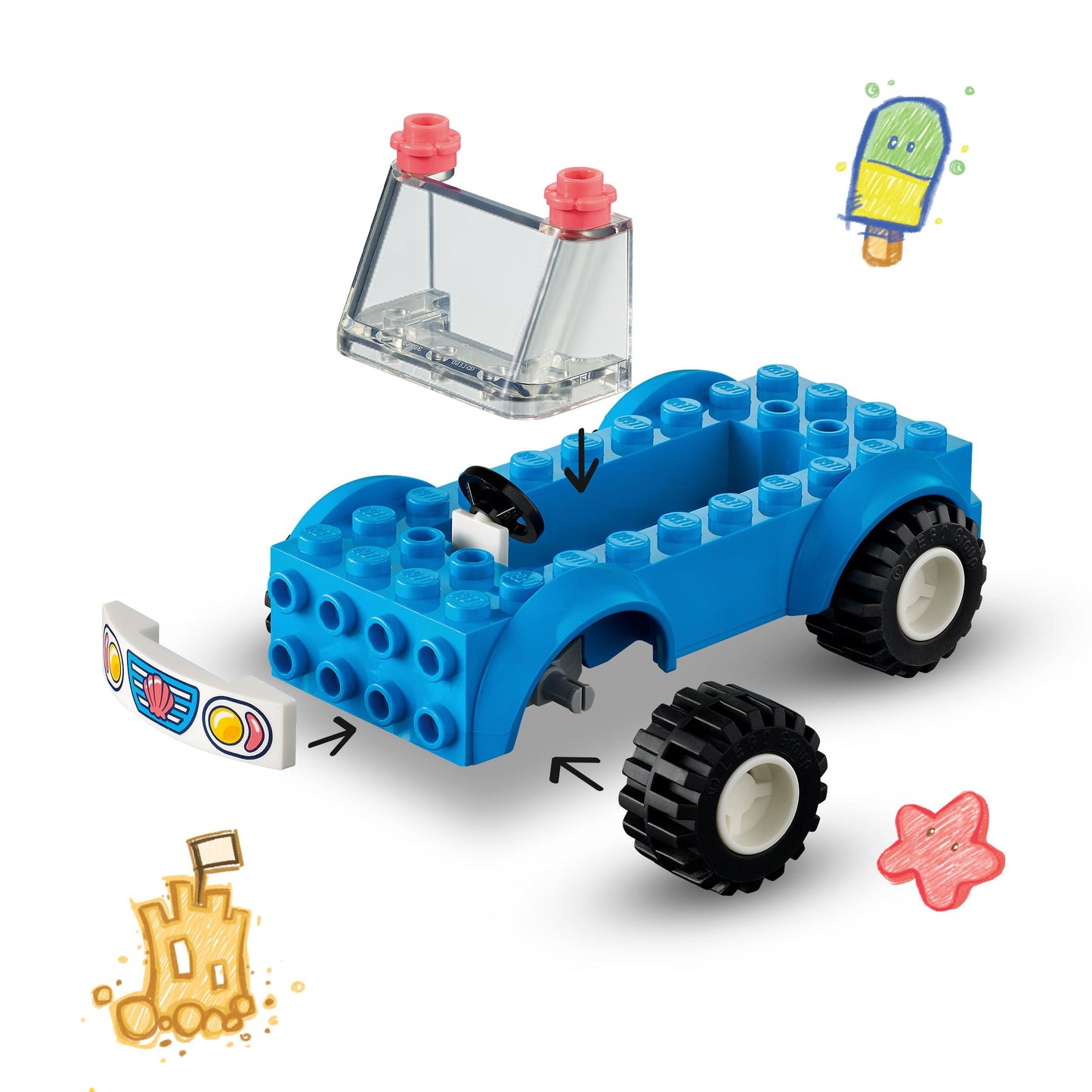 41725 LEGO Friends - Divertimento sul beach buggy