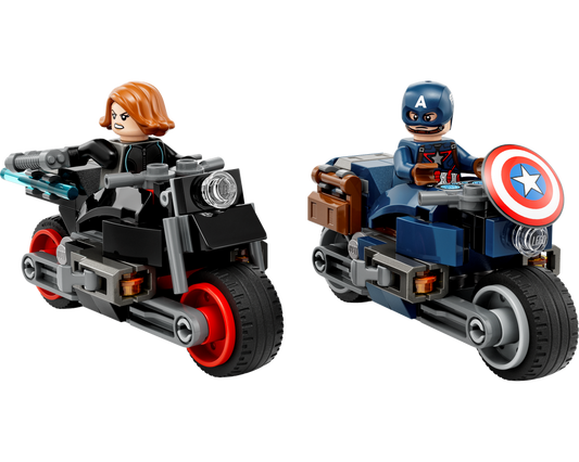 76260 LEGO Marvel Super Heroes - Motociclette di Black Widow e Captain America