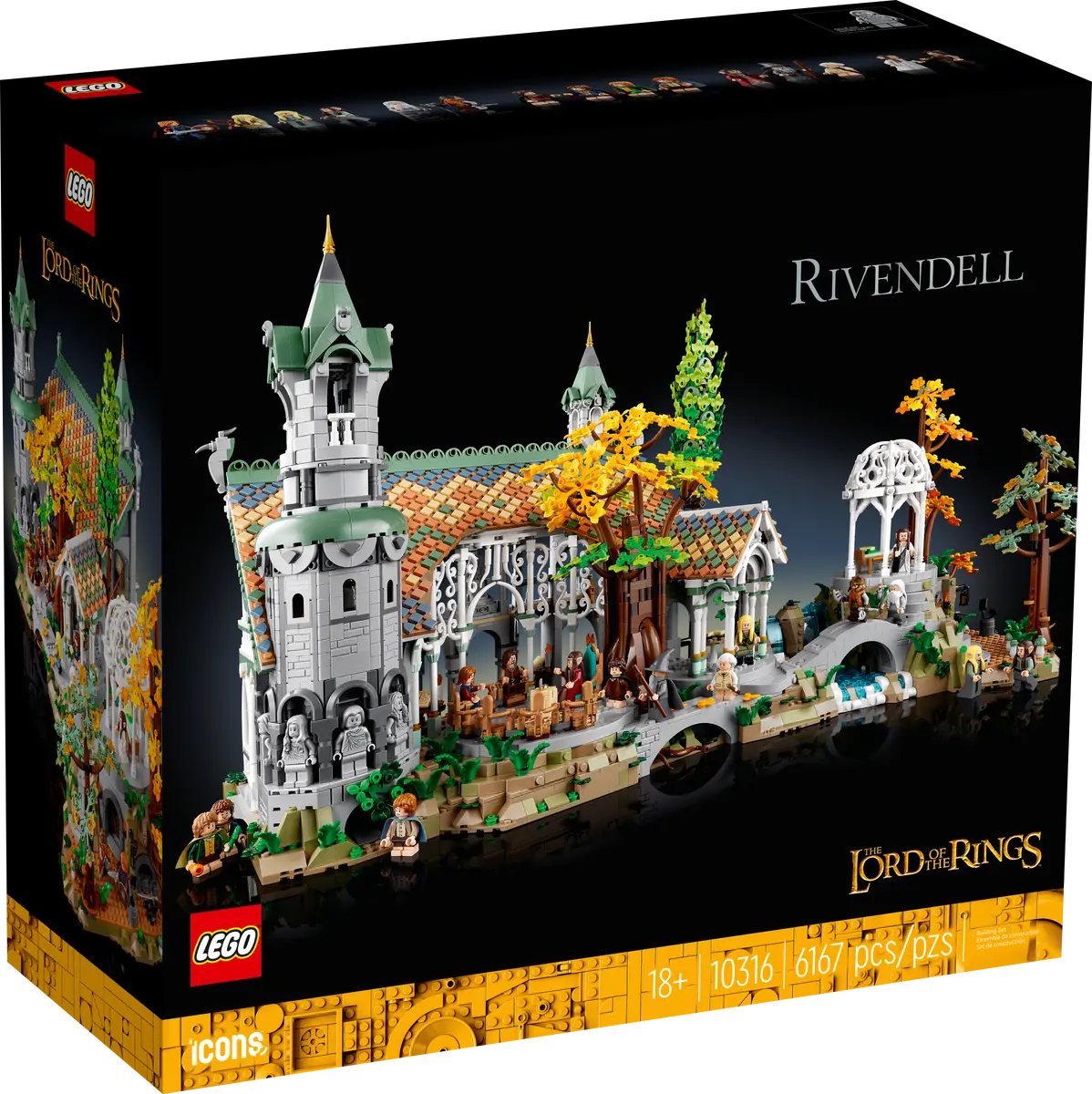 10316 ESCLUSIVA LEGO ICONS - IL SIGNORE DEGLI ANELLI: GRAN BURRONE