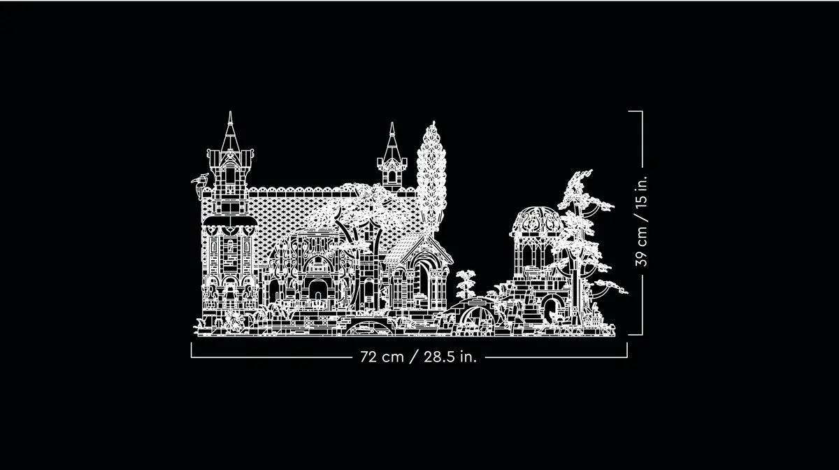 10316 ESCLUSIVA LEGO ICONS - IL SIGNORE DEGLI ANELLI: GRAN BURRONE