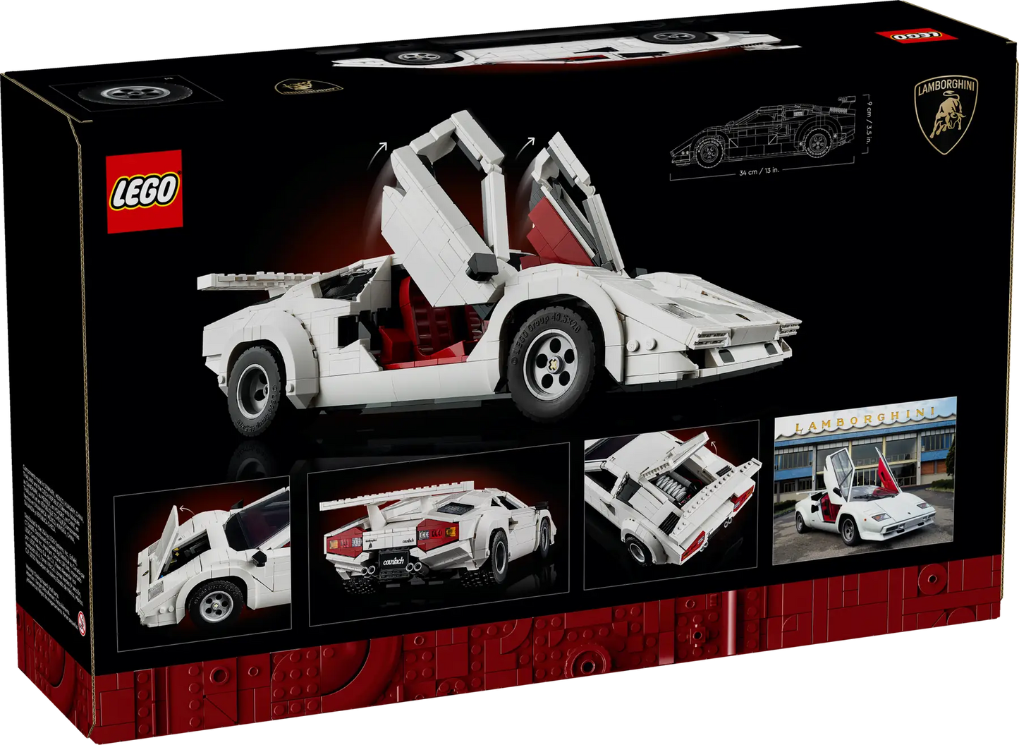 10337 ESCLUSIVA LEGO ICONS - Lamborghini Countach 5000 Quattrovalvole