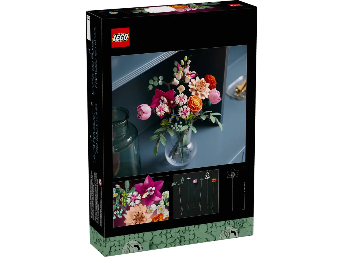 10342 LEGO ICONS - Bouquet di fiori rosa