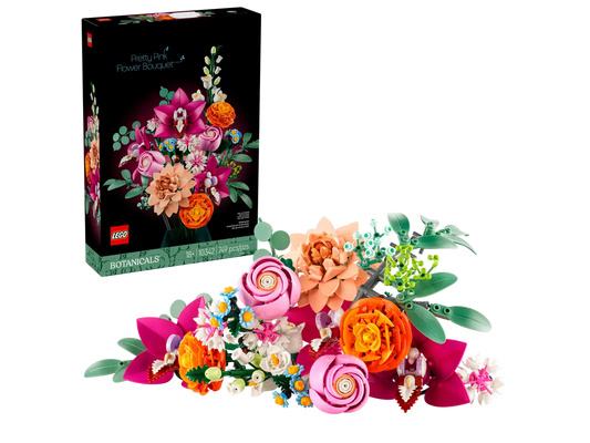 10342 LEGO ICONS - Bouquet di fiori rosa