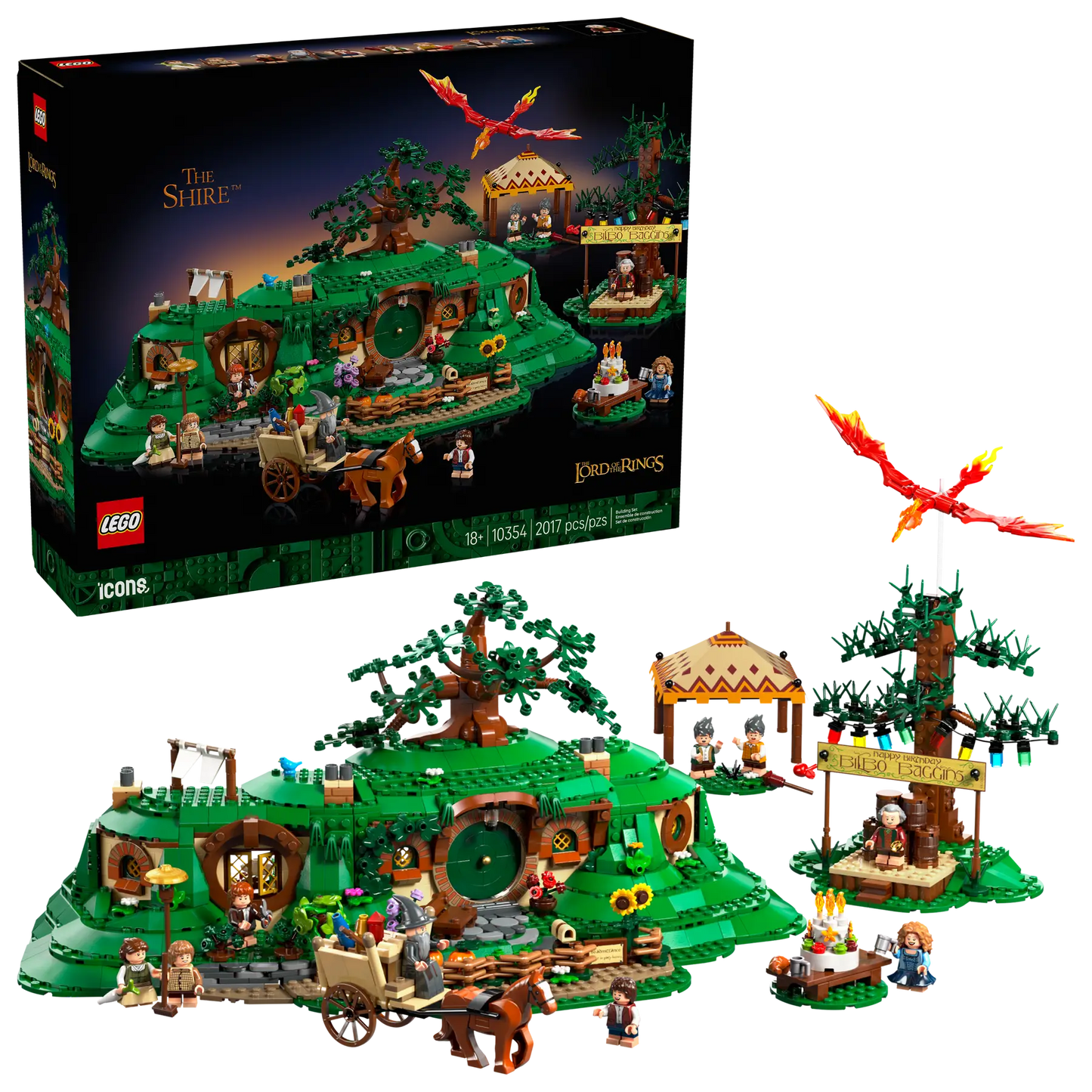 10354 ESCLUSIVA LEGO ICONS - Il Signore degli Anelli: la Contea