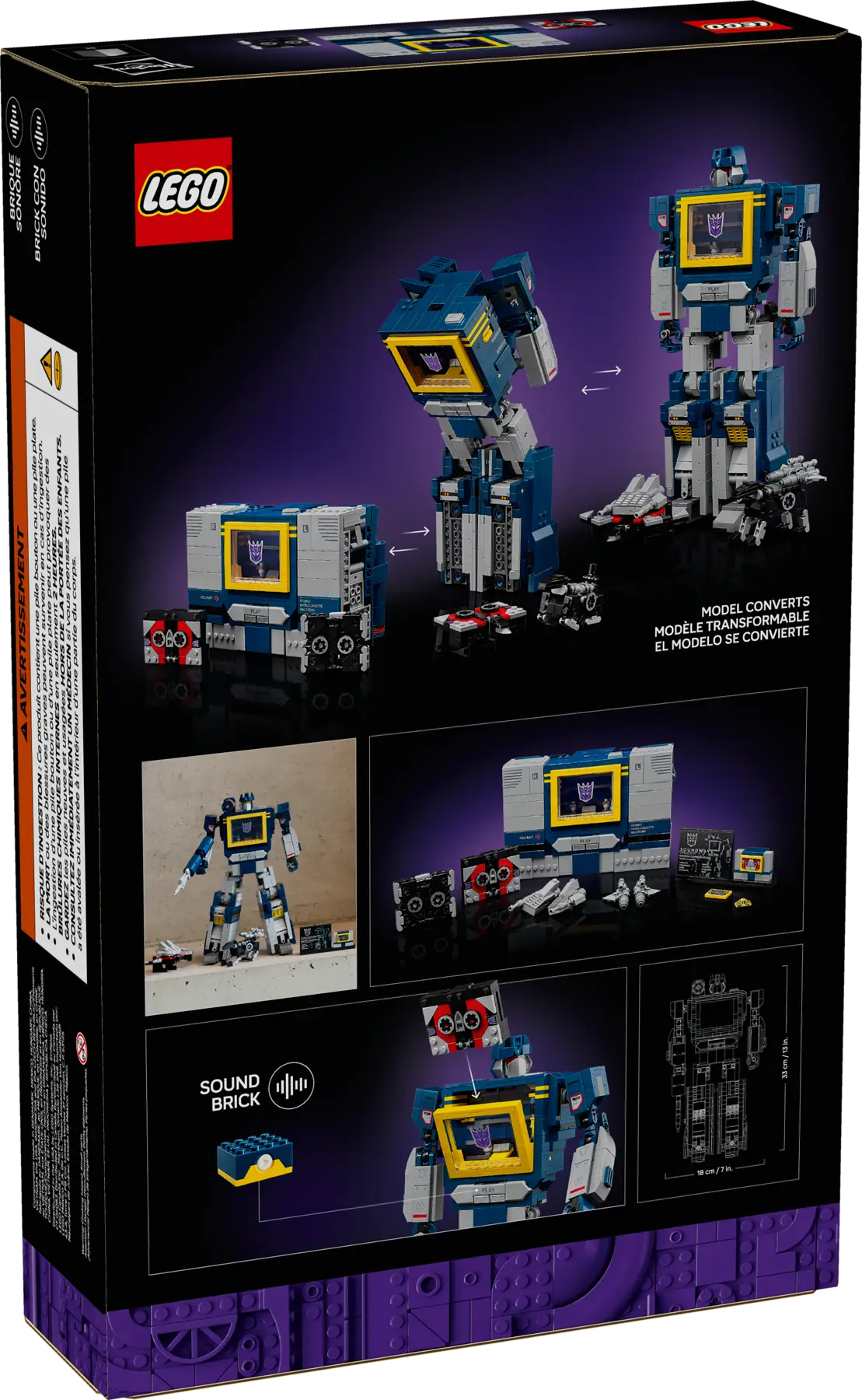 DISPONIBILE DA OTTOBRE 2025 - 10358 LEGO ICONS - Transformers: Soundwave