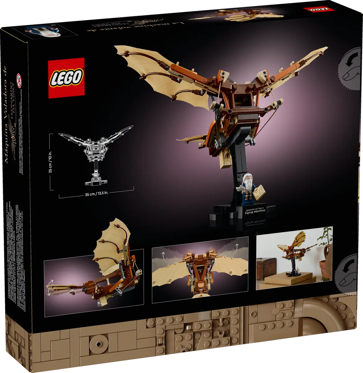 10363 LEGO ICONS - Macchina volante di Leonardo da Vinci