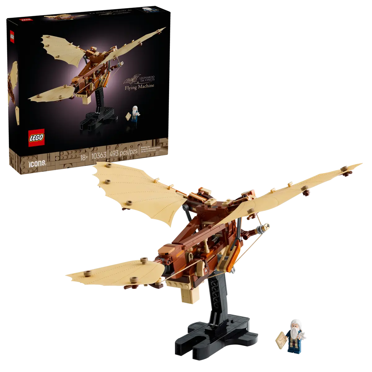 10363 LEGO ICONS - Macchina volante di Leonardo da Vinci