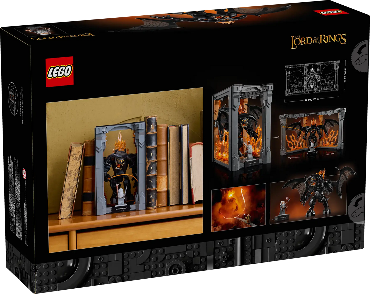10367 LEGO ICONS - Il Signore degli Anelli: Book Nook del Balrog™