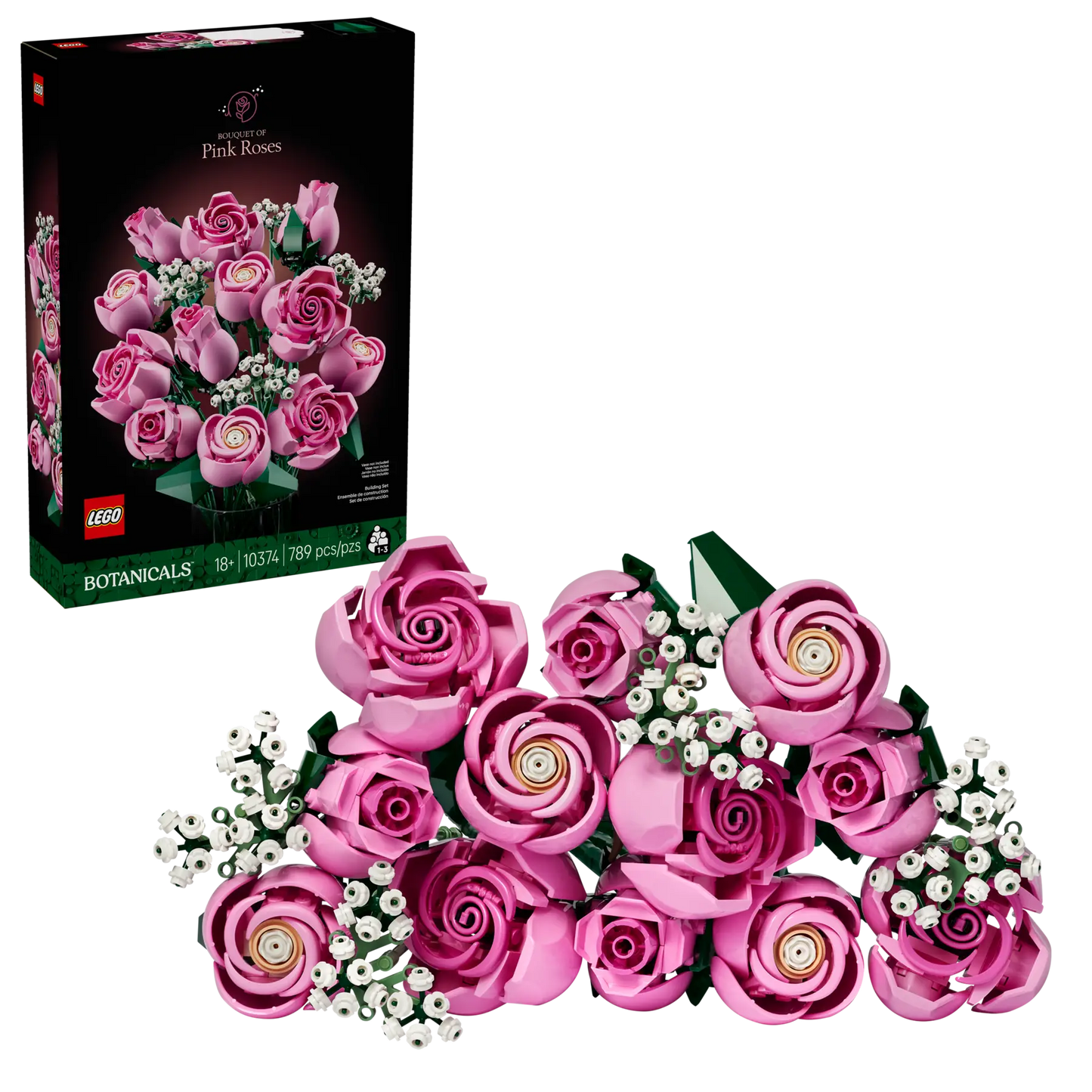DISPONIBILE DA OTTOBRE 2025 - 10374 LEGO ICONS - Bouquet di rose rosa