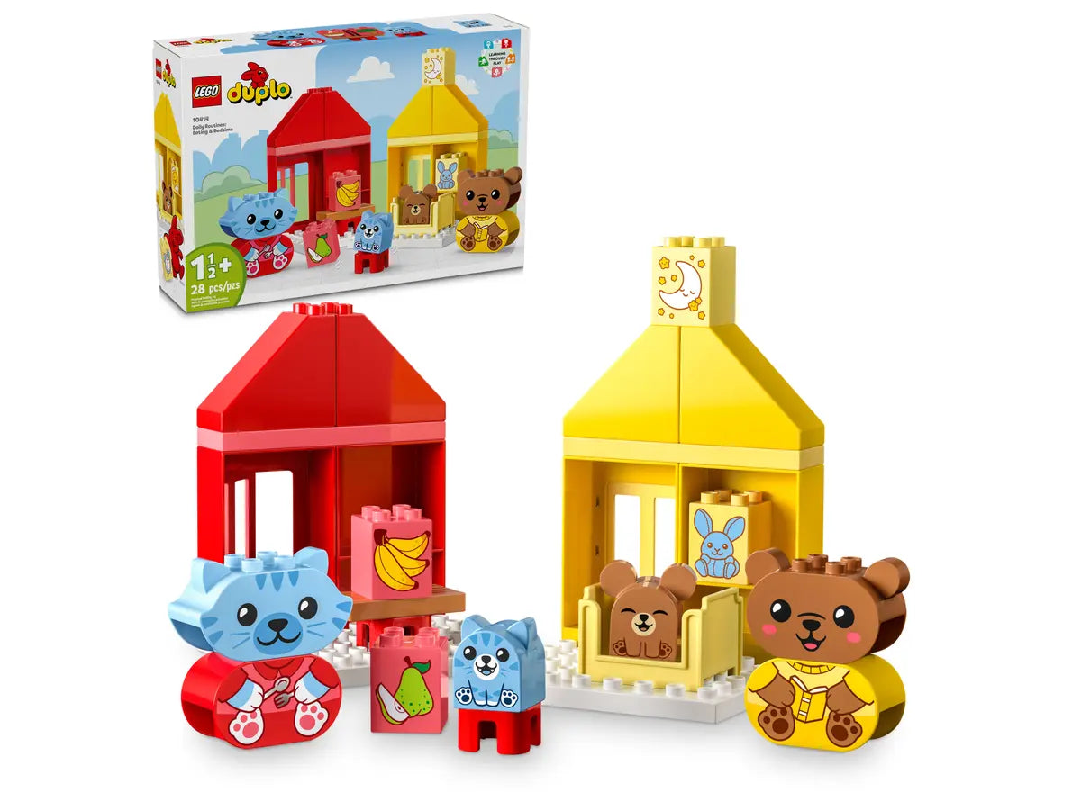 10414 Duplo - Attività quotidiane: mangiare e andare a letto