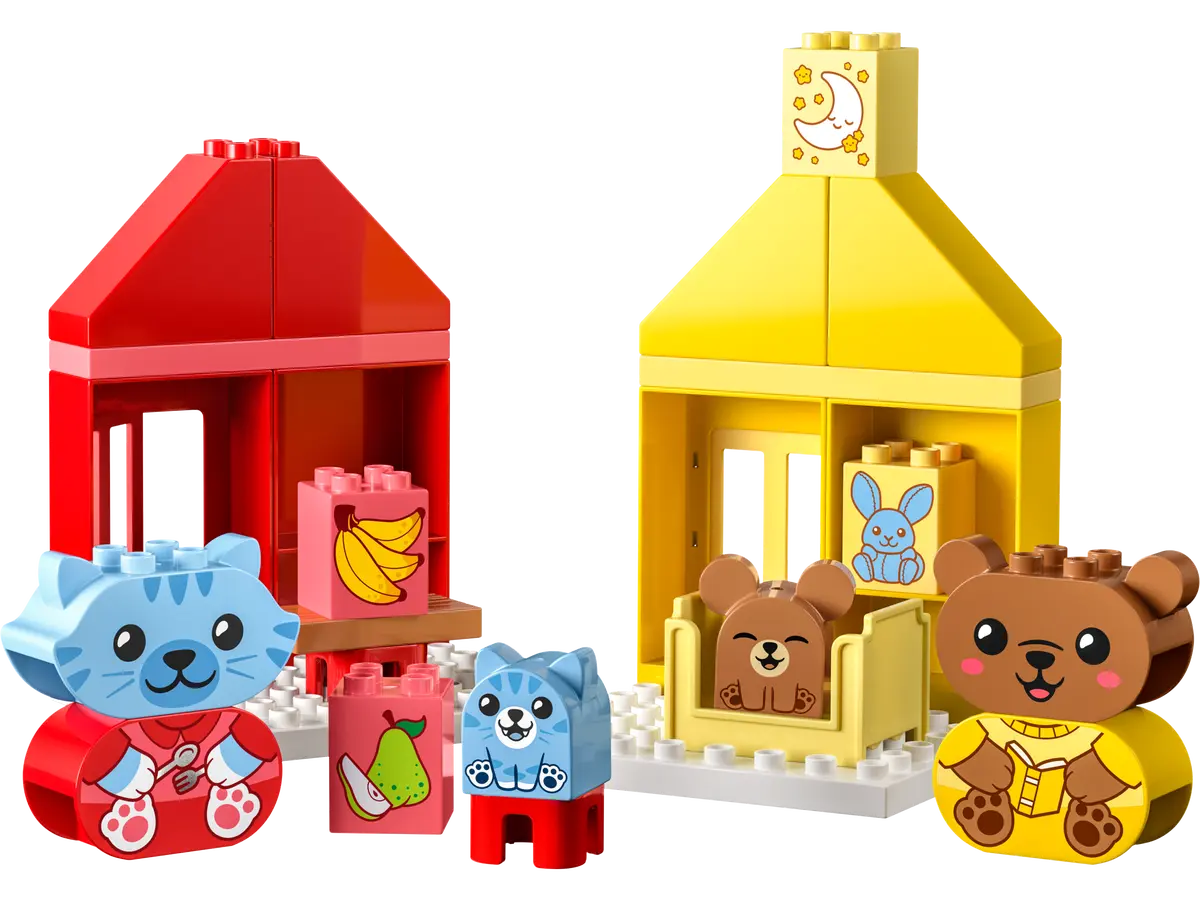 10414 Duplo - Attività quotidiane: mangiare e andare a letto