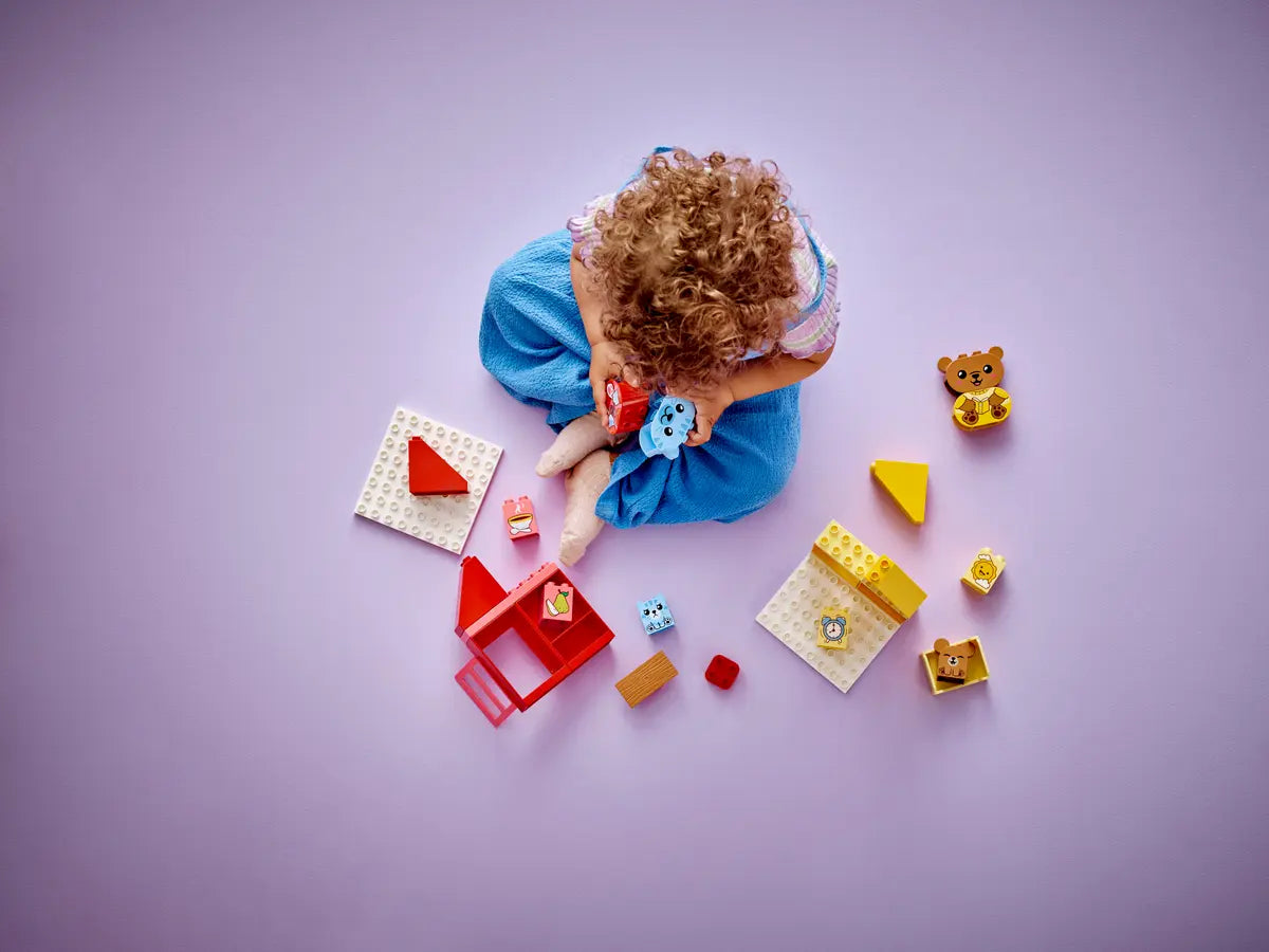 10414 Duplo - Attività quotidiane: mangiare e andare a letto