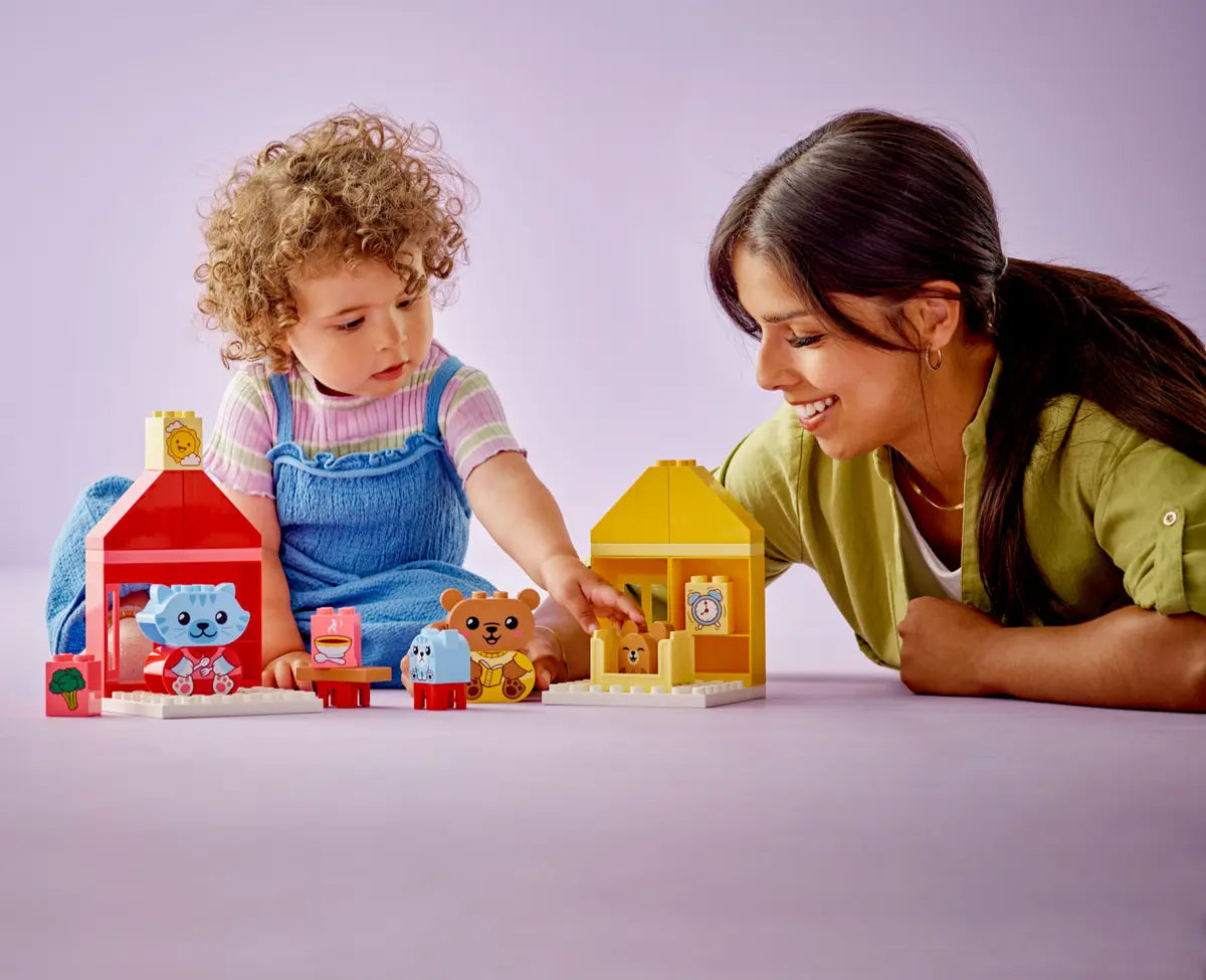 10414 Duplo - Attività quotidiane: mangiare e andare a letto