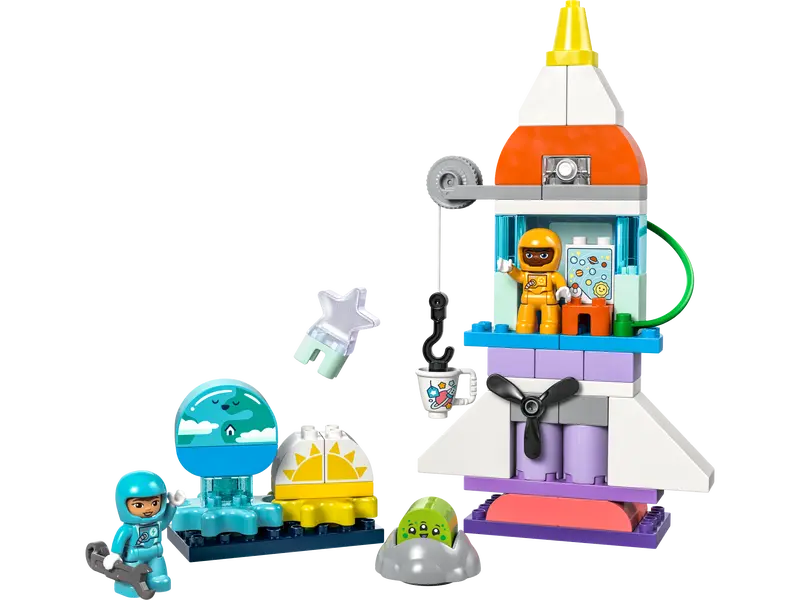 10422 Duplo - Avventura dello Space Shuttle 3 in 1