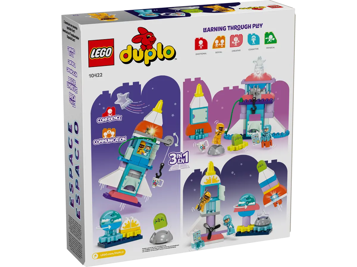 10422 Duplo - Avventura dello Space Shuttle 3 in 1