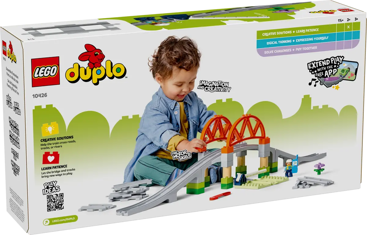 10426 Duplo - Pack di espansione ponte e binari ferroviari