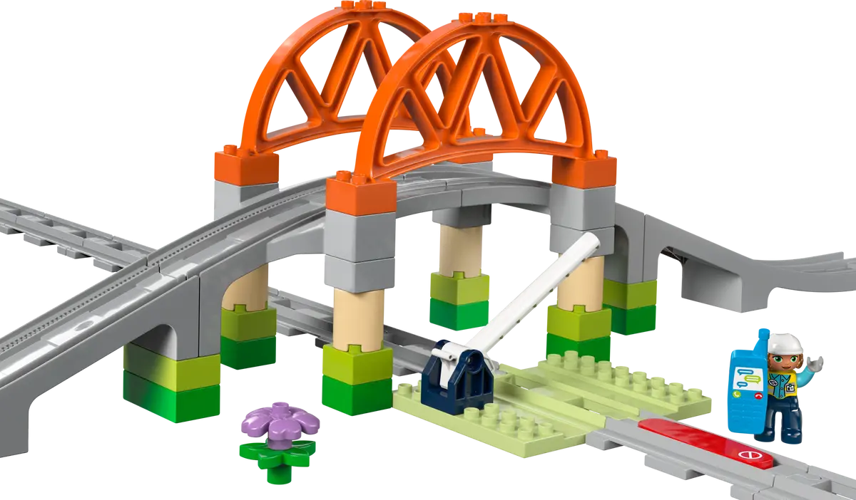 10426 Duplo - Pack di espansione ponte e binari ferroviari