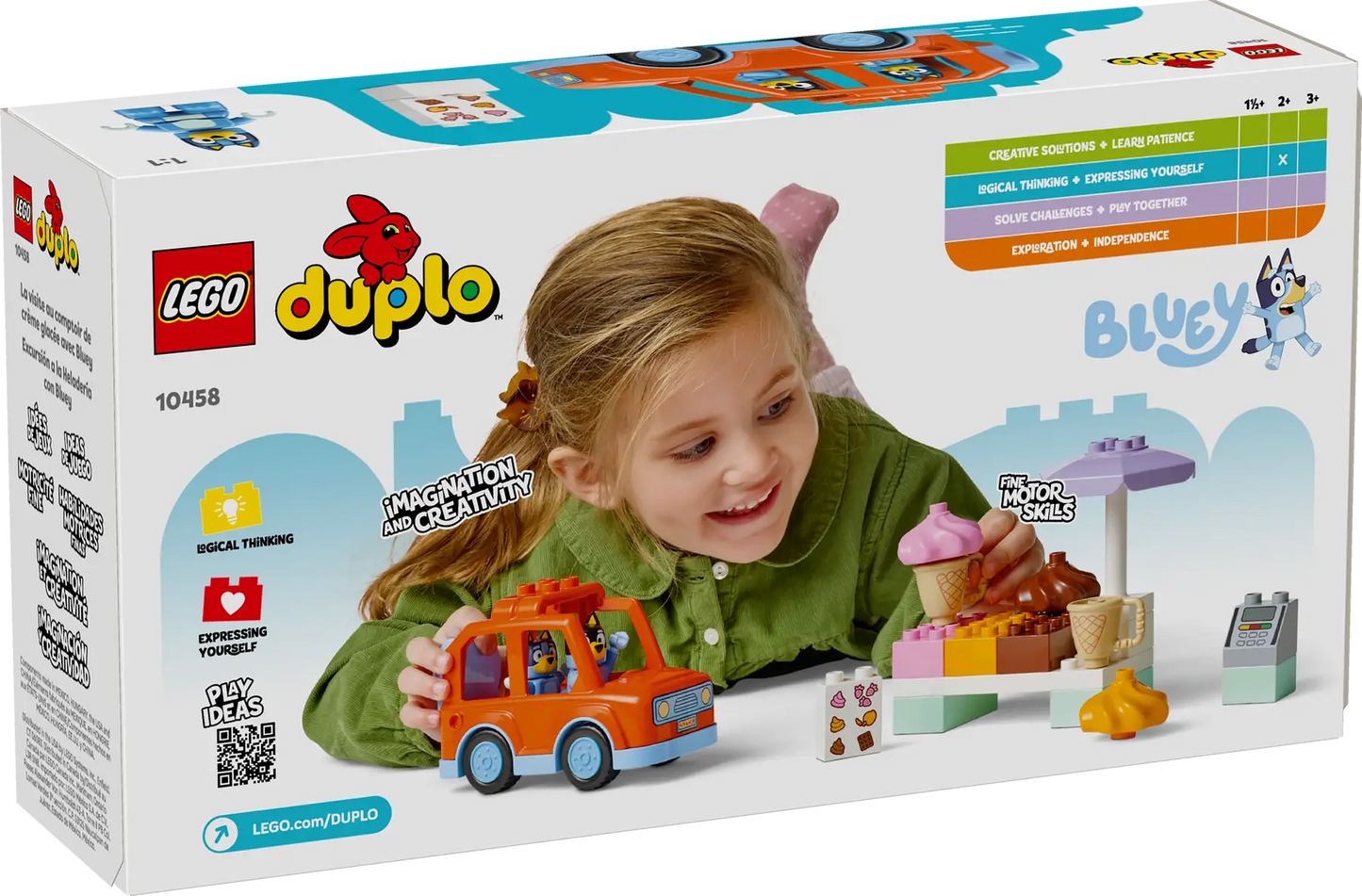 10458 LEGO DUPLO Bluey - Visita alla gelateria di Bluey