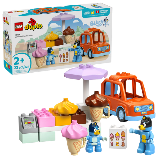 10458 LEGO DUPLO Bluey - Visita alla gelateria di Bluey