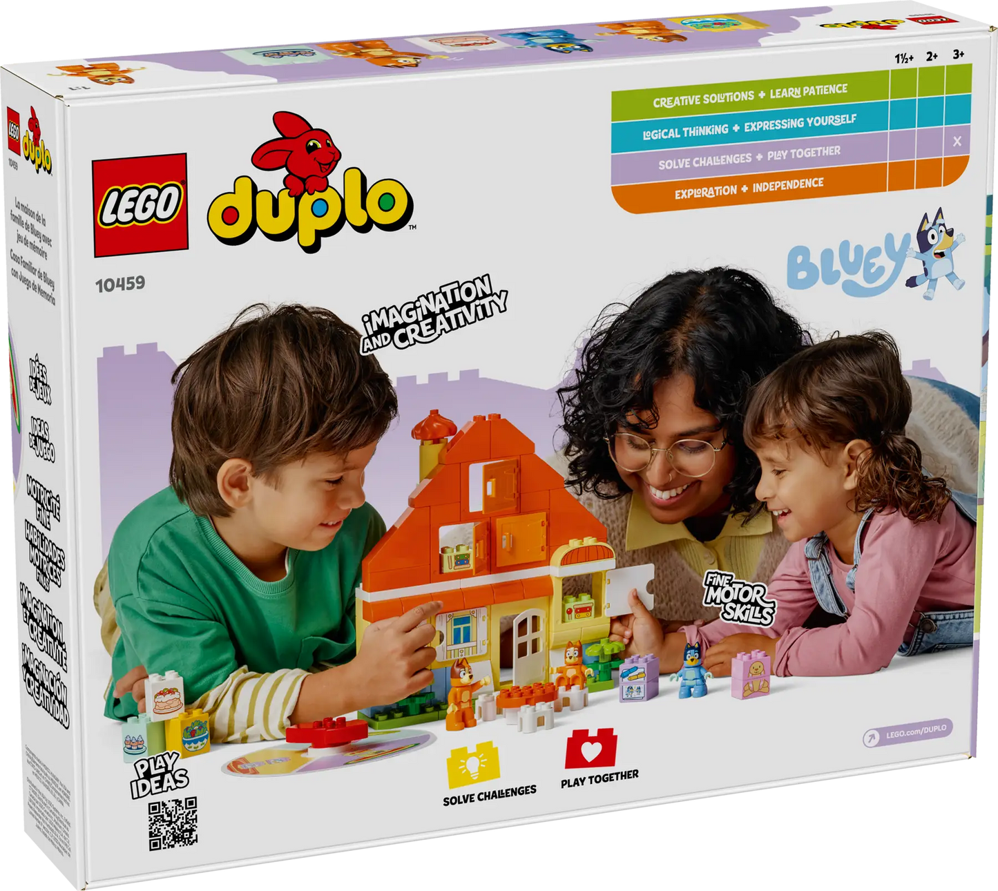 10459 LEGO DUPLO Bluey - Casa della Famiglia di Bluey con gioco di memoria