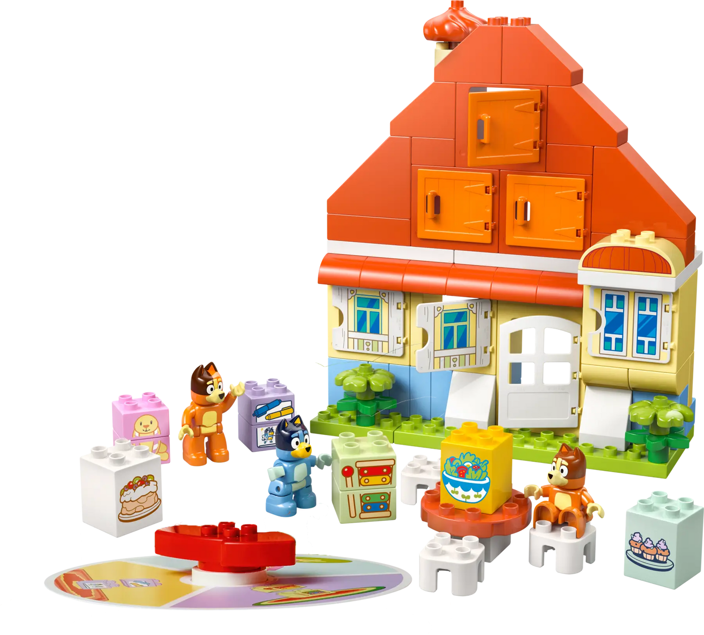10459 LEGO DUPLO Bluey - Casa della Famiglia di Bluey con gioco di memoria