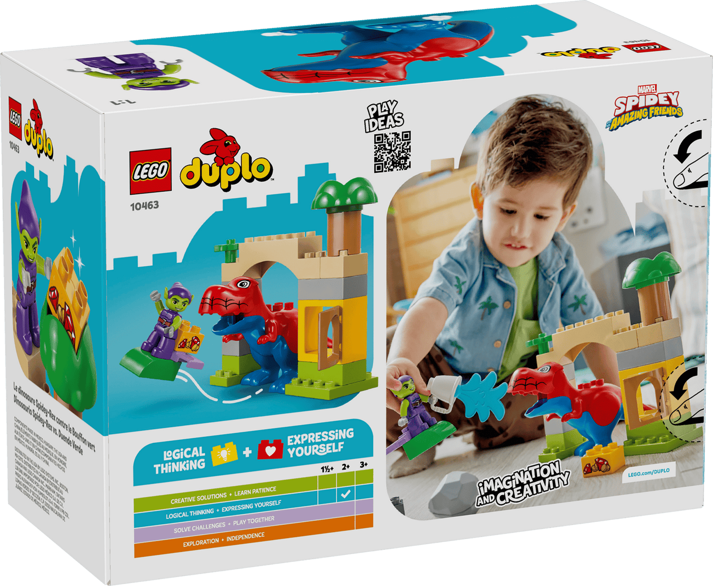10463 Duplo - Dinosauro Spidey-Rex vs. Goblin