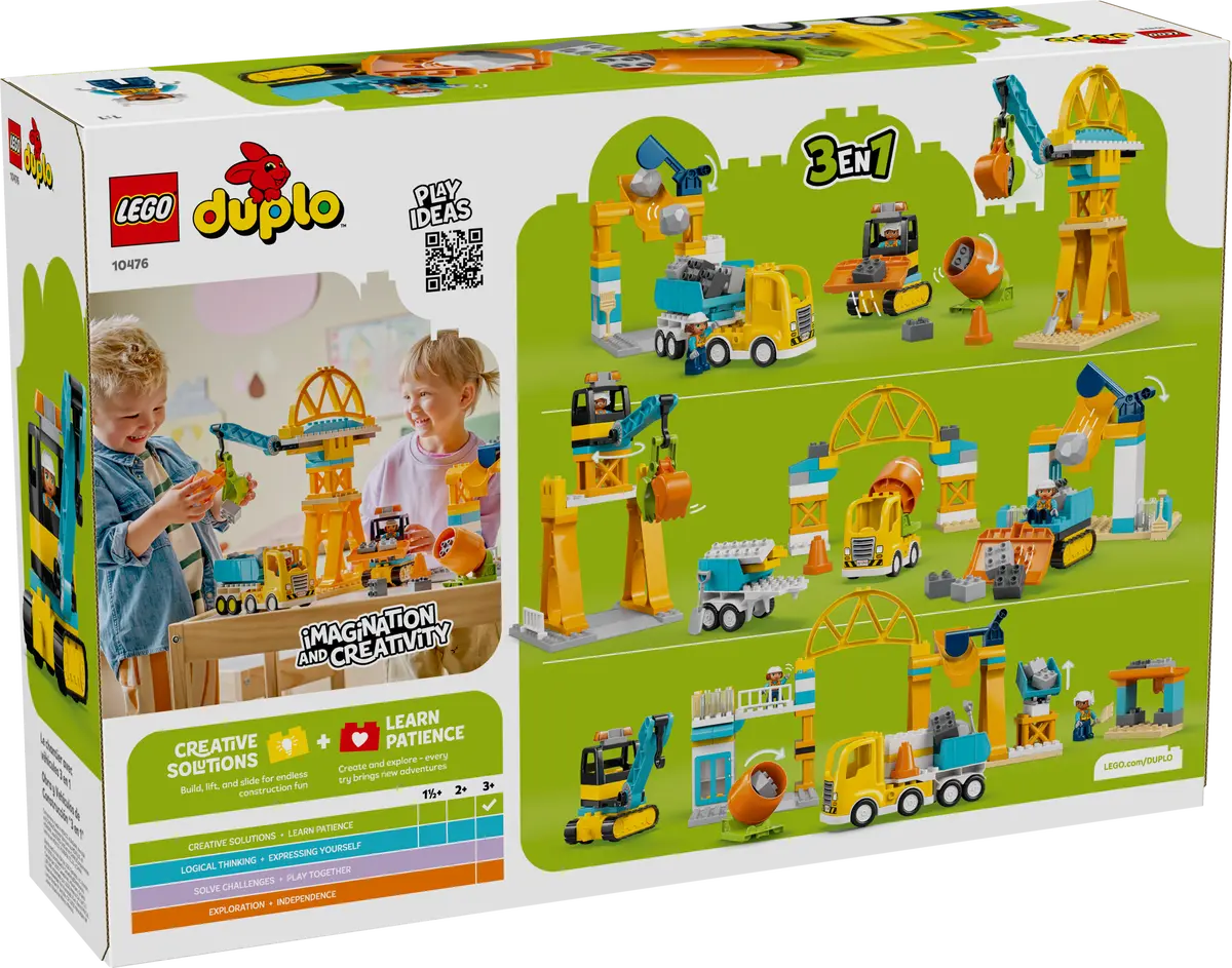 10476 Duplo - Cantiere e veicoli 3 in 1