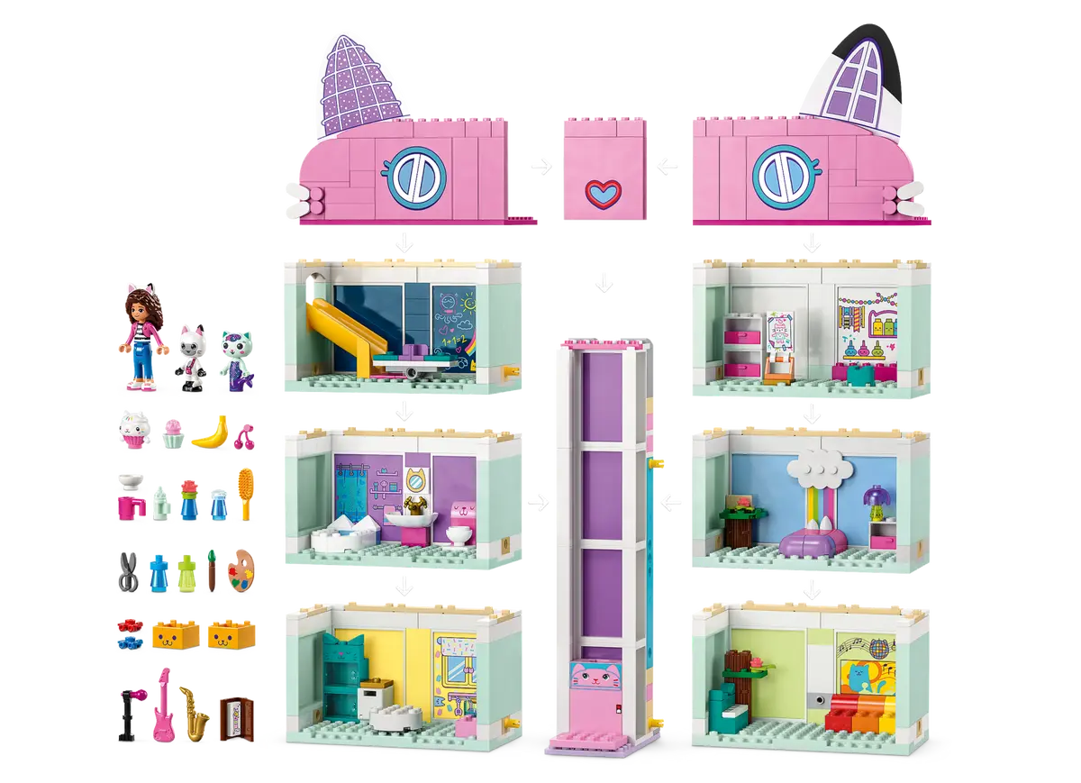 10788 LEGO Gabby Dollhouse - La casa delle bambole di Gabby