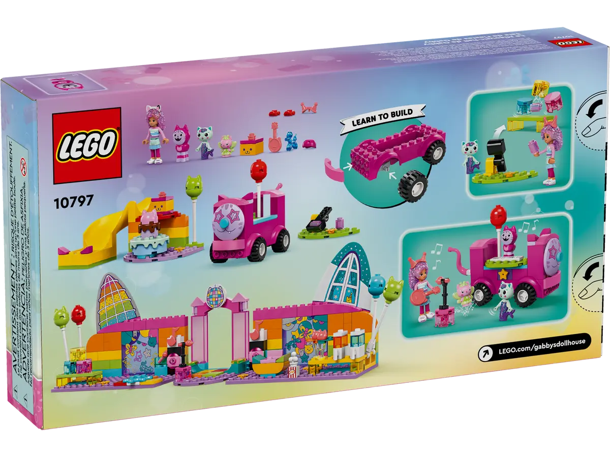 10797 LEGO Gabby Dollhouse - La stanza della festa di Gabby