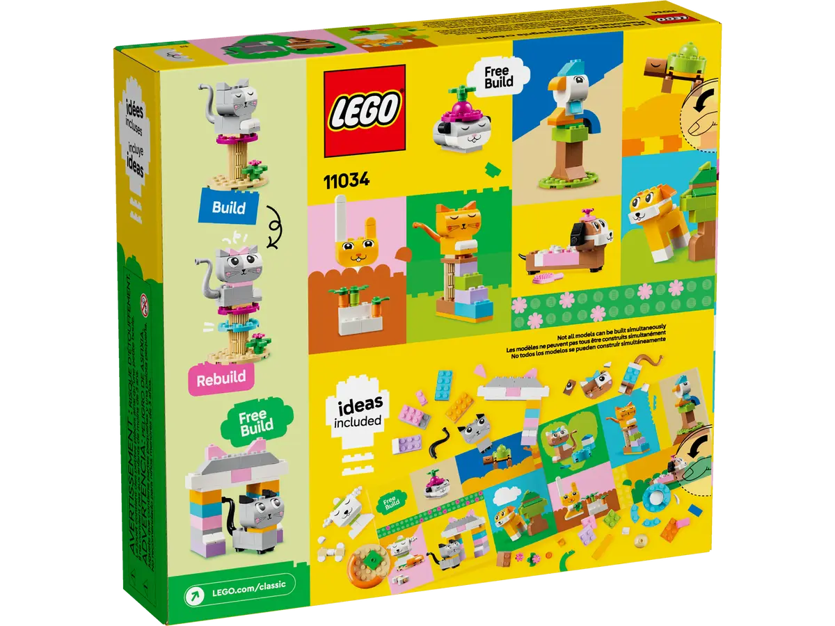 11034 LEGO Classic - Animali domestici creativi