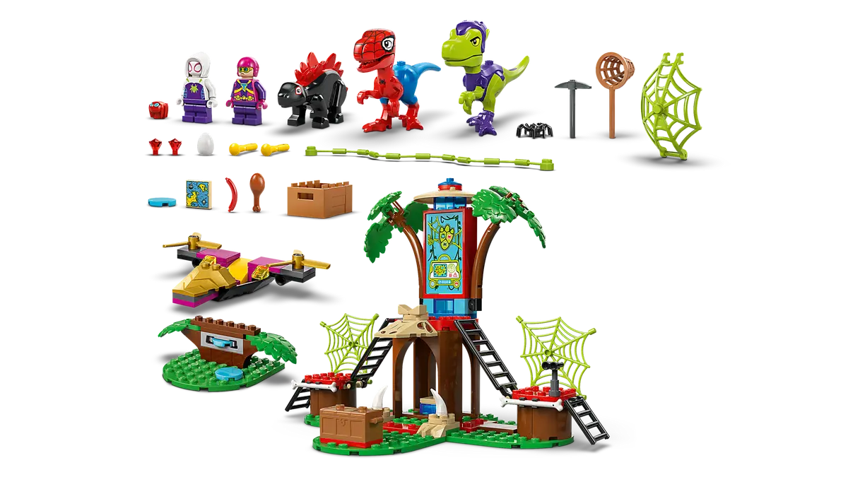 11200 LEGO Marvel - Battaglia con il raptor al quartier generale sull’albero di Spider-man e Gobby