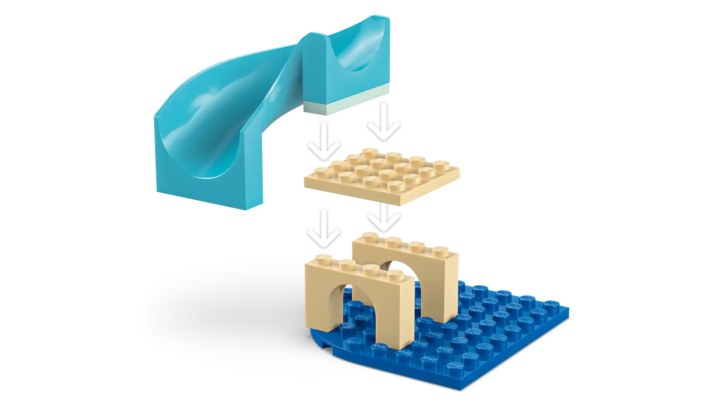11204 LEGO Gabby Dollhouse - Avventura nell’acquario di Gabby sirena