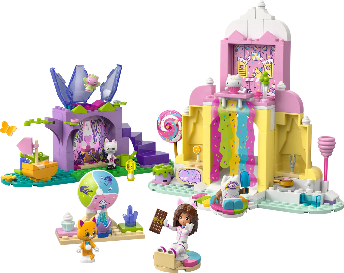 11205 LEGO Gabby Dollhouse - Dolce montagna e Giardino di Gattina Fatina
