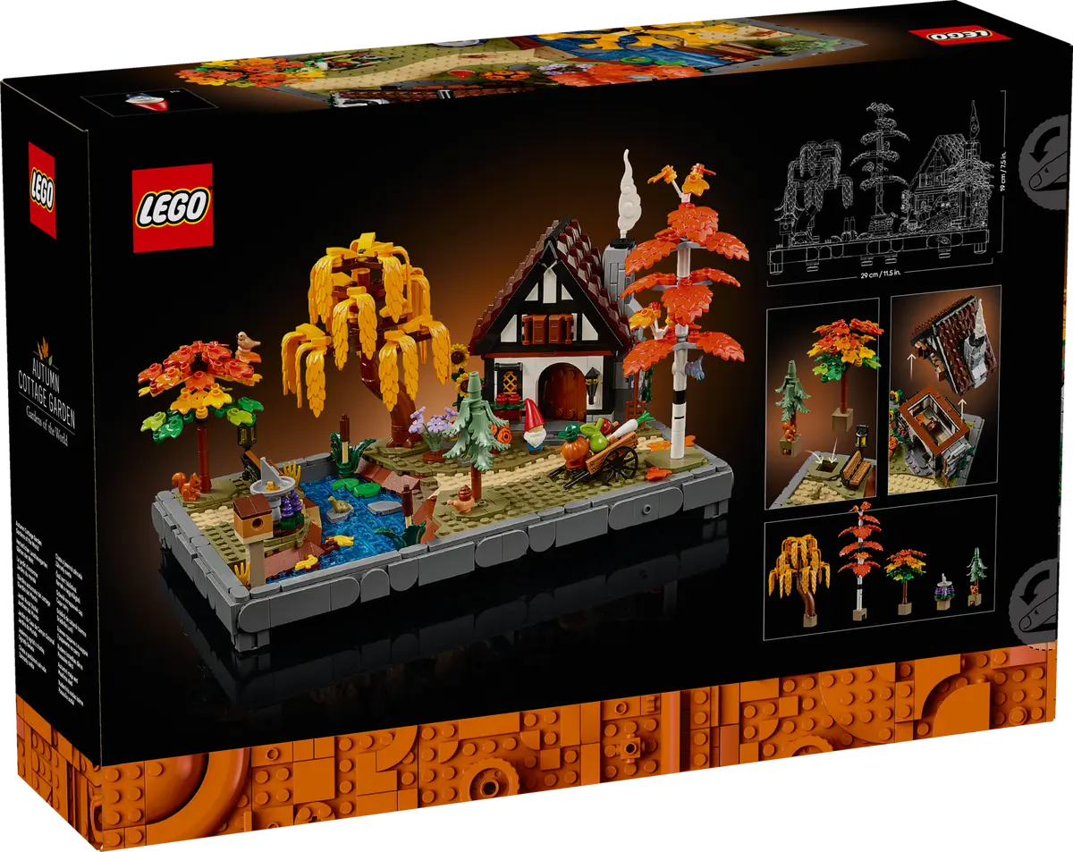 DISPONIBILE DA GENNAIO 2026 - 11372 LEGO ICONS - Giardino autunnale del cottage