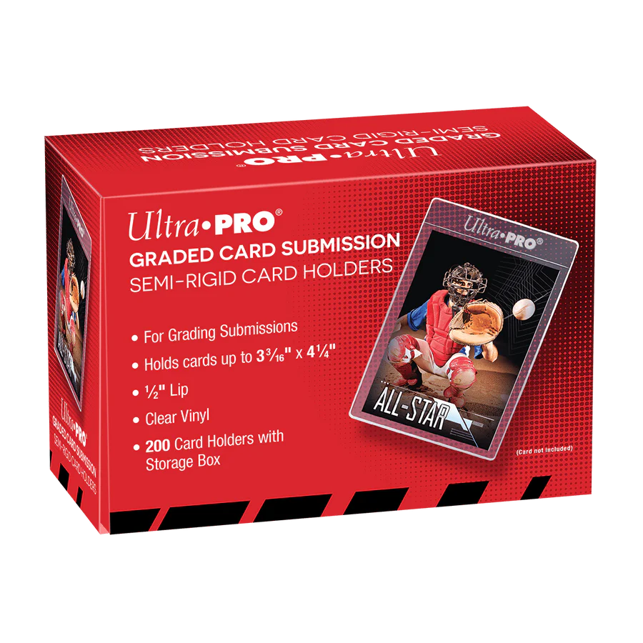 Ultra Pro Portacarte alti semirigidi da 1/2" a labbro - 200 pz