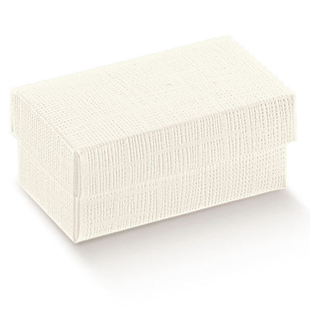 Scatola Cartone SETA BIANCO con coperchio