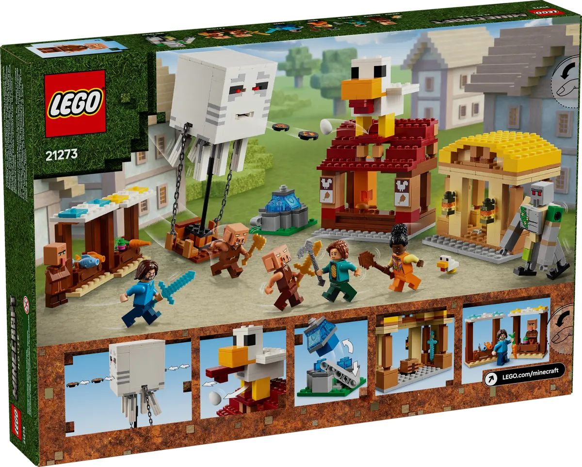 21273 LEGO Minecraft - Attacco al villaggio del Ghast-pallone