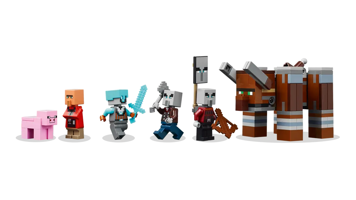 DISPONIBILE DA GIUGNO 2025 - 21278 LEGO Minecraft - L’avamposto del saccheggiatore e predone