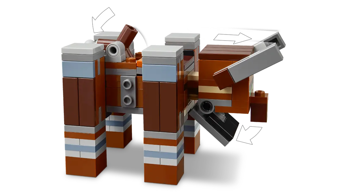DISPONIBILE DA GIUGNO 2025 - 21278 LEGO Minecraft - L’avamposto del saccheggiatore e predone