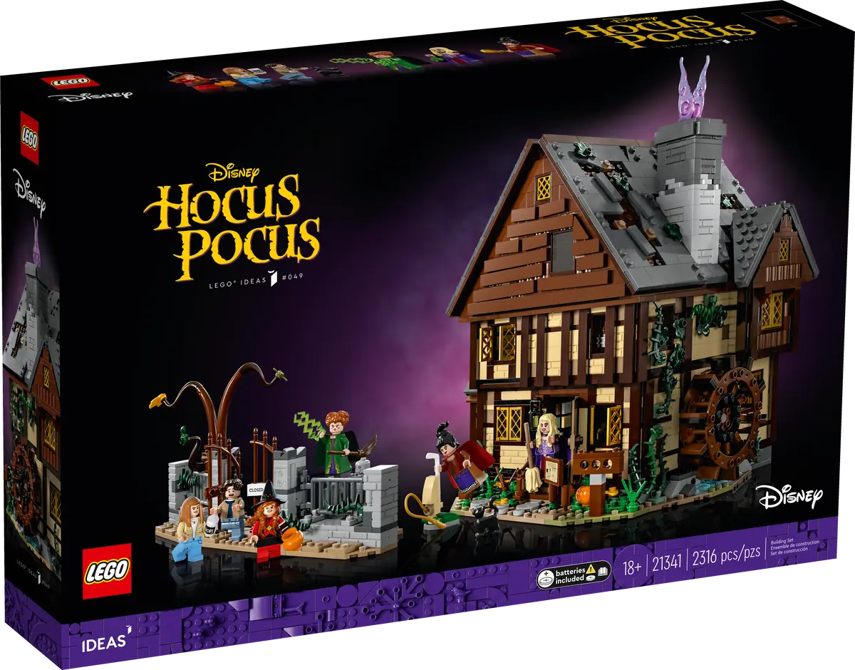 21341 ESCLUSIVA LEGO Ideas - Disney Hocus Pocus: il cottage delle sorelle Sanderson