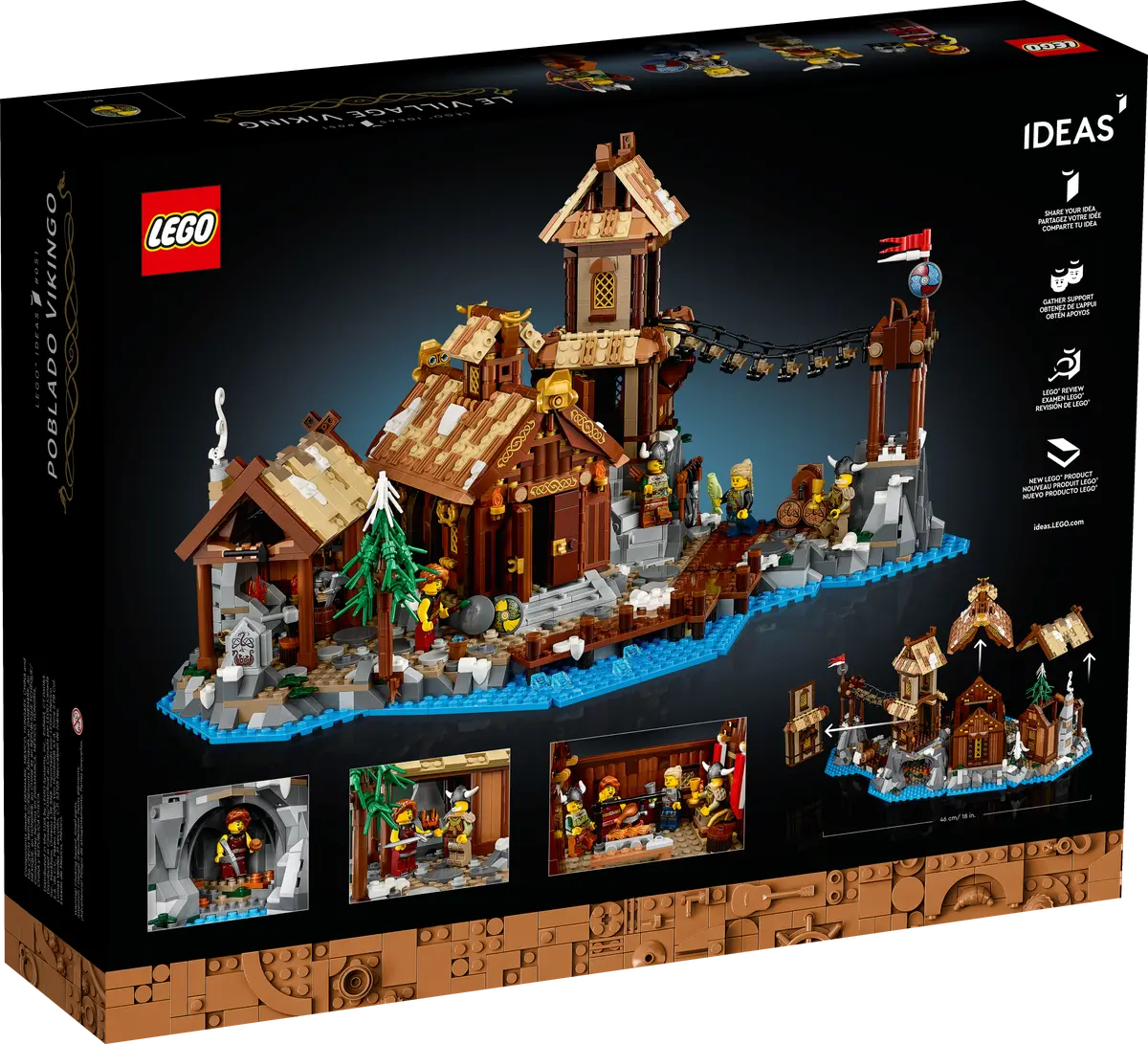 21343 ESCLUSIVA LEGO Ideas - Villaggio vichingo