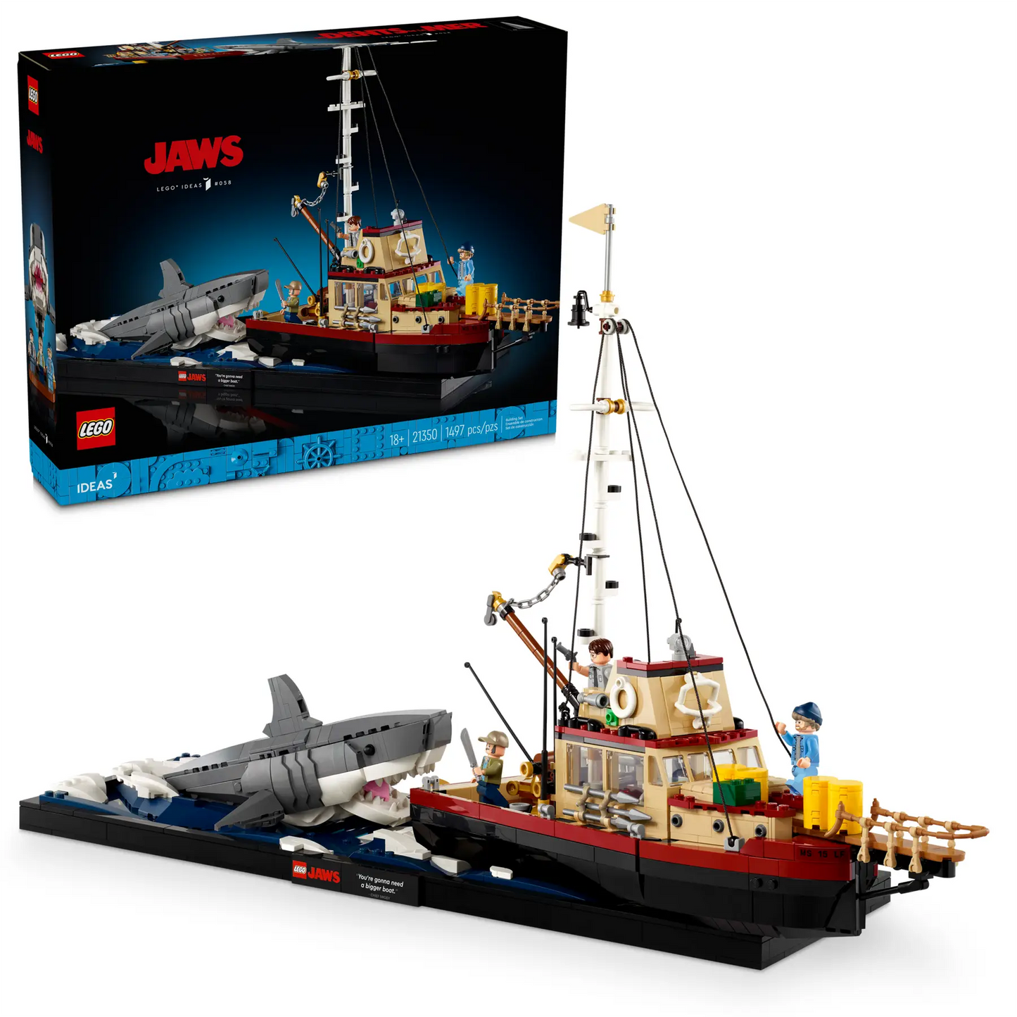 21350 ESCLUSIVA LEGO IDEAS - Lo squalo