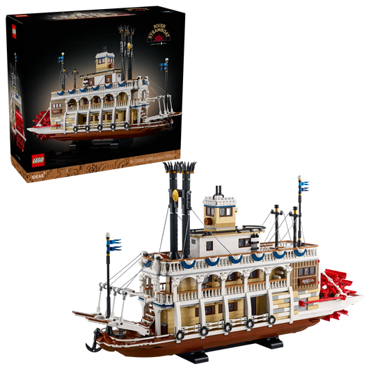 21356 ESCLUSIVA LEGO IDEAS - Battello a vapore fluviale