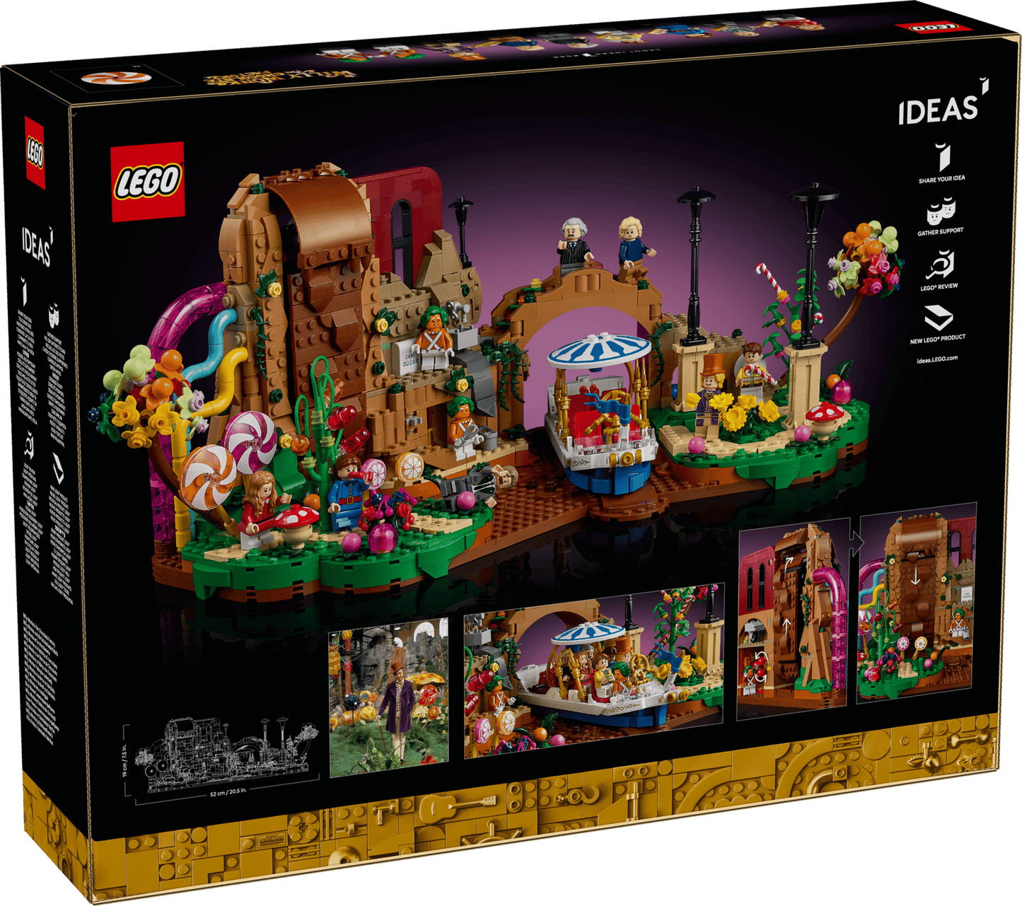 21360 ESCLUSIVA LEGO IDEAS - Willy Wonka e la fabbrica di cioccolato