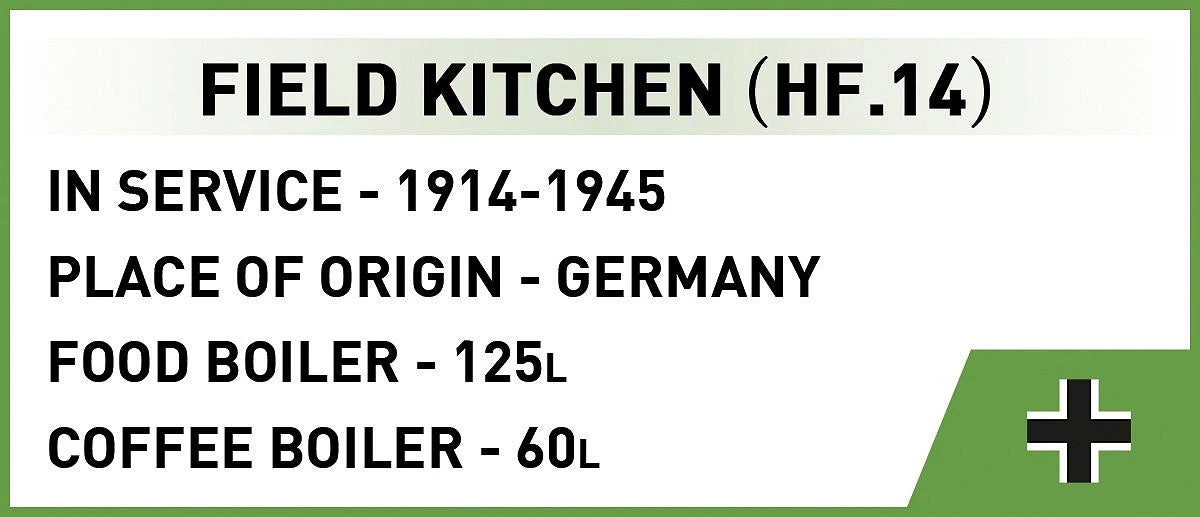 2290 COBI Historical Collection - World War II - Field Kitchen Hf.14