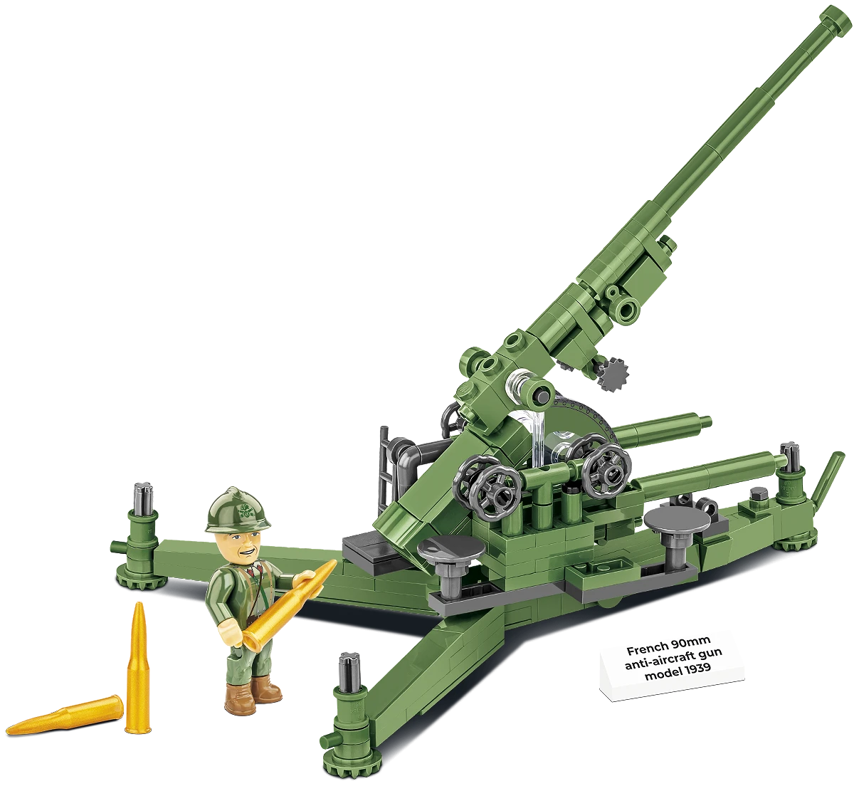 2294 COBI Historical Collection - World War II - Canon de 90 mm Modèle 1939