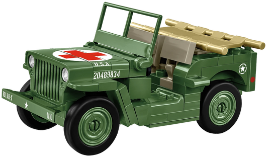 2295 COBI Historical Collection - World War II - Medical Willys MB