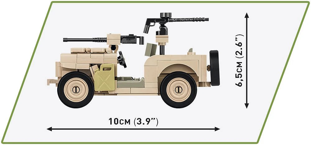 2298 COBI Historical Collection - World War II - Willys MB-SAS