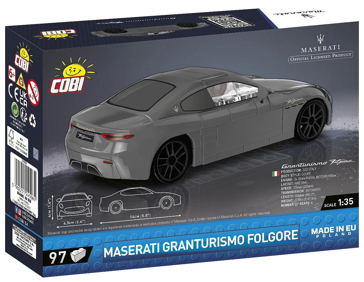 24506 COBI Licence - Maserati Granturismo Folgore