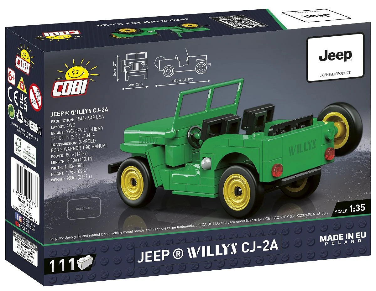 24517 COBI Youngtimer Collection - Jeep Willys CJ-2A